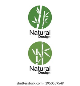 Bamboo Logo Template vector icon illustration design