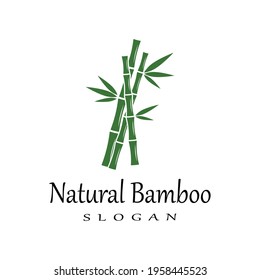 Bamboo Logo Template vector icon illustration design