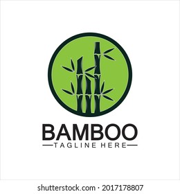 Bamboo Logo Template vector icon illustration design