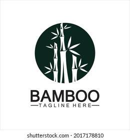 Bamboo Logo Template vector icon illustration design