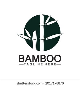 Bamboo Logo Template vector icon illustration design