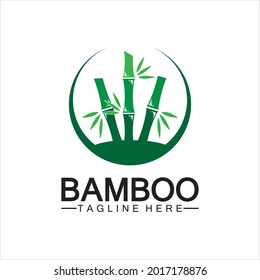 Bamboo Logo Template vector icon illustration design