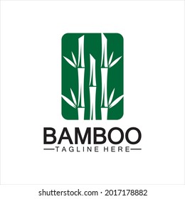 Bamboo Logo Template vector icon illustration design