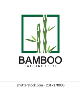Bamboo Logo Template vector icon illustration design