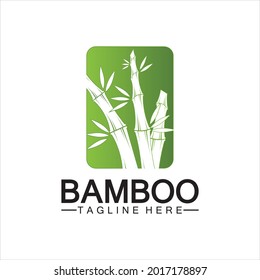 Bamboo Logo Template vector icon illustration design
