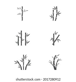 Bamboo Logo Template vector icon illustration design