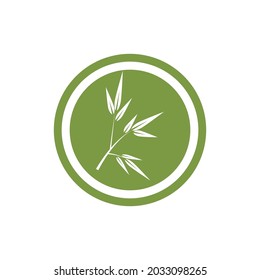 Bamboo Logo Template vector icon illustration design