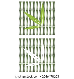 Diseño del icono de la plantilla de logotipo de bambú