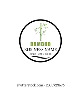 Bamboo Logo Template vector icon illustration design