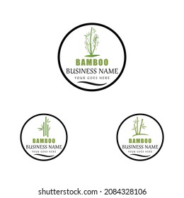 Bamboo Logo Template vector icon illustration design
