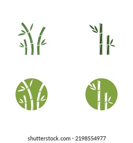 Bamboo Logo Template vector icon illustration design