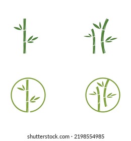 Bamboo Logo Template vector icon illustration design