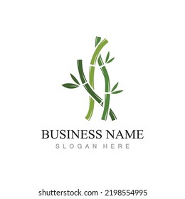 Bamboo Logo Template vector icon illustration design