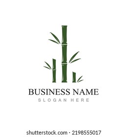 Bamboo Logo Template vector icon illustration design