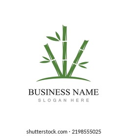 Bamboo Logo Template vector icon illustration design