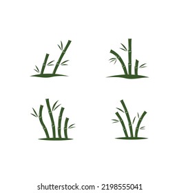 Bamboo Logo Template vector icon illustration design