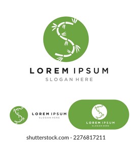 Bamboo Logo Template vector icon illustration design