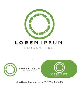Bamboo Logo Template vector icon illustration design