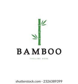 Diseño del icono de la plantilla de logotipo de bambú