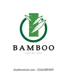 Bamboo Logo Template vector icon illustration design
