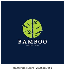 Bamboo Logo Template vector icon illustration design