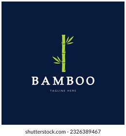 Bamboo Logo Template vector icon illustration design
