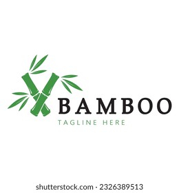 Bamboo Logo Template vector icon illustration design