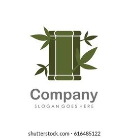 Bamboo logo vector
