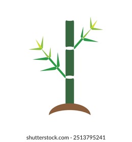 Bamboo Logo Vector Icon Template Illustration