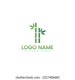 Bamboo logo vector illustration design