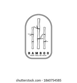 bamboo logo vector illustration template design, bamboo logo for massage or spa or salon activity