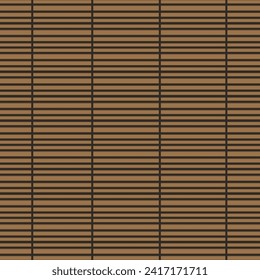 Bamboo mat for making sushi, background for restaurant, website, banner, vector illustration