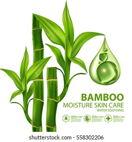 Bamboo Natural Moisture Skin Care Cosmetic.