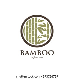 Bamboo nature logo 