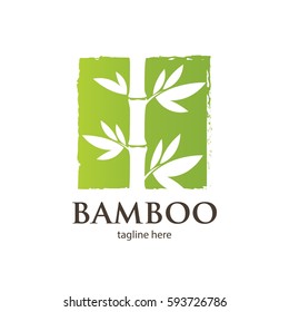 Bamboo nature logo 