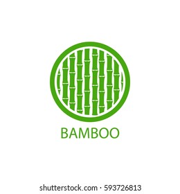 Bamboo nature logo 