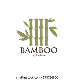 Bamboo nature logo 