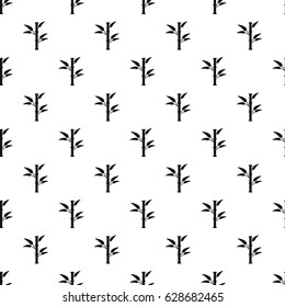 Bamboo pattern seamless in simple style vector illustration