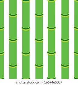  bamboo pattern, vector colorful illustration