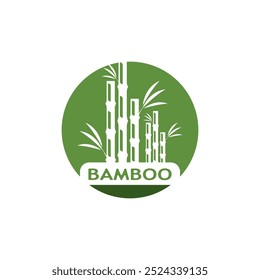 Bamboo Plant Icon and Symbol vector template Illustration