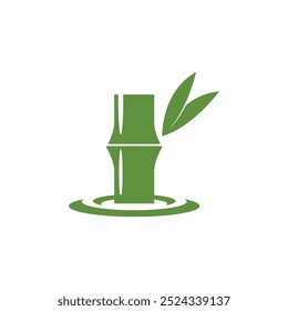 Bamboo Plant Icon and Symbol vector template Illustration