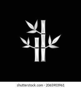 Bamboo Plants Of Spa silver plated metallic icon