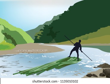 Bamboo Rafting Adventure