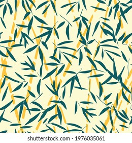 Bamboo Seamless Pattern. Vector illustration. Great for birthday, party, gift wrapping, wallpaper, textile and scrapbook 