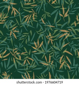 Bamboo Seamless Pattern. Vector illustration. Great for birthday, party, gift wrapping, wallpaper, textile and scrapbook 