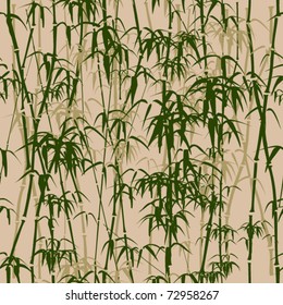Bamboo seamless texture. Vector illustration.