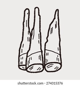 Bamboo shoot doodle