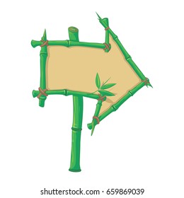Bamboo sign