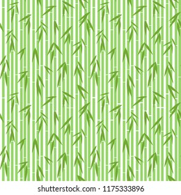 Bamboo simple green pattern