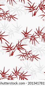 bamboo sketch vector japanese chinese design seamless